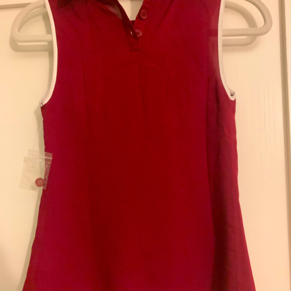 ModCloth maroon blouse XXS - Picture 2 of 2